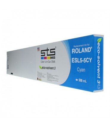 Cartouche EcoSolvant compatible ROLAND EcoSolMax3 ESL5 500ml