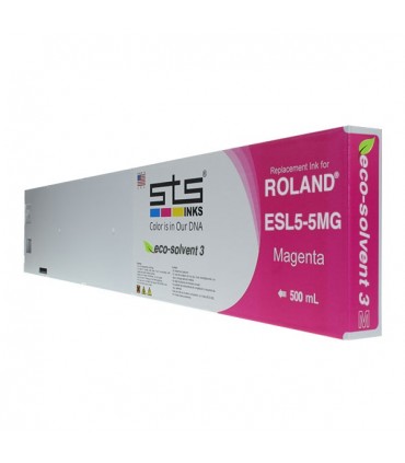 Cartouche EcoSolvant compatible ROLAND EcoSolMax3 ESL5 500ml