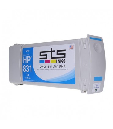 Cartouche compatible encre Latex HP 831 775 ml fabriquée par STS Inks
