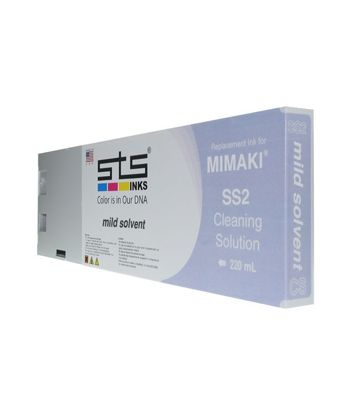 Mimaki Cleaning Solution SS2 Mild-Solvant - Cartouche 220ml - Encre STS INKS
