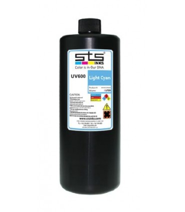 ENCRE UV600 LED Bidon 1 litre pour imprimantes SwissQprint EFI VUTEK et avec têtes Toshiba & KM/DimatixHV Seiko/Ricoh Gen4/Gen5