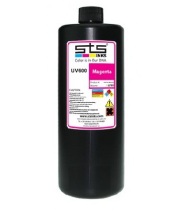 ENCRE UV600 LED Bidon 1 litre pour imprimantes SwissQprint EFI VUTEK et avec têtes Toshiba & KM/DimatixHV Seiko/Ricoh Gen4/Gen5