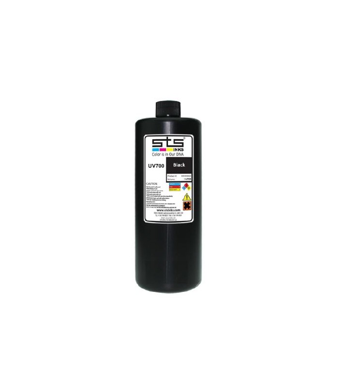 ENCRE UV700 LED Bidon 1 litre (FB250) pour imprimantes HP CMB X2 - KM/DIMATIXHV/SEIKO/RICOH Gen4/Gen5 Fabriquée par STS INKS US
