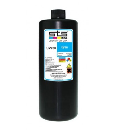 ENCRE UV700 LED Bidon 1 litre (FB250) pour imprimantes HP CMB X2 - KM/DIMATIXHV/SEIKO/RICOH Gen4/Gen5 Fabriquée par STS INKS US
