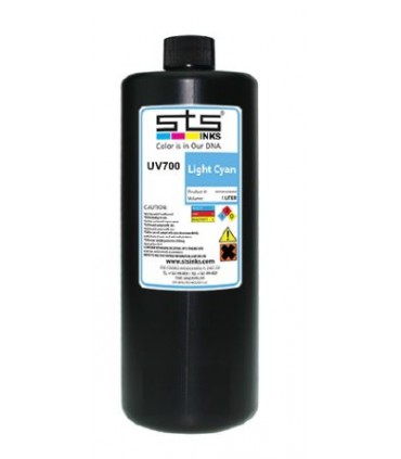 ENCRE UV700 LED Bidon 1 litre (FB250) pour imprimantes HP CMB X2 - KM/DIMATIXHV/SEIKO/RICOH Gen4/Gen5 Fabriquée par STS INKS US