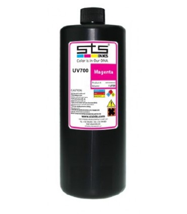 ENCRE UV700 LED Bidon 1 litre (FB250) pour imprimantes HP CMB X2 - KM/DIMATIXHV/SEIKO/RICOH Gen4/Gen5 Fabriquée par STS INKS US