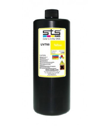 ENCRE UV700 LED Bidon 1 litre (FB250) pour imprimantes HP CMB X2 - KM/DIMATIXHV/SEIKO/RICOH Gen4/Gen5 Fabriquée par STS INKS US