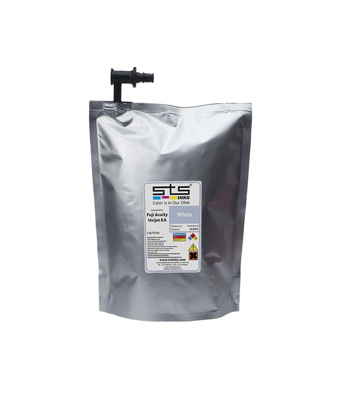 Fuji Acuity Uvijet KI WHITE Poche 1 L Encre STS INKS