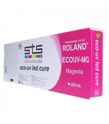 ROLAND Eco-UV S LEC/LEJ UV ECO UV Cartouche 220ml encre fabriquée par STS INK US