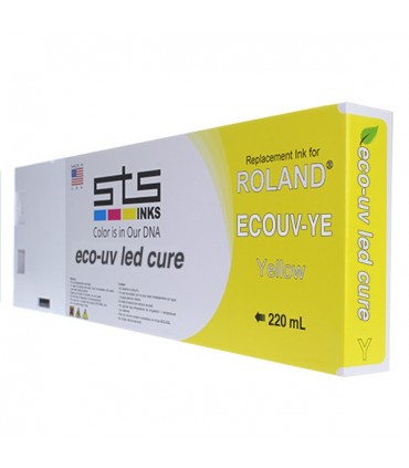ROLAND Eco-UV S LEC/LEJ UV ECO UV Cartouche 220ml encre fabriquée par STS INK US